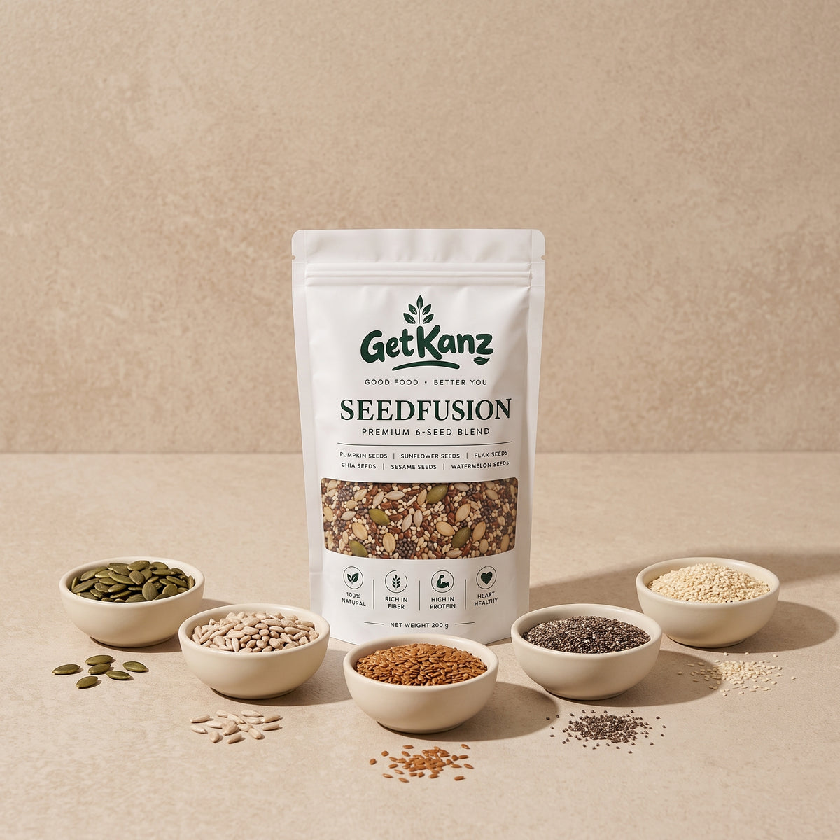 GetKanz SeedFusion – Premium 5-Seed Blend