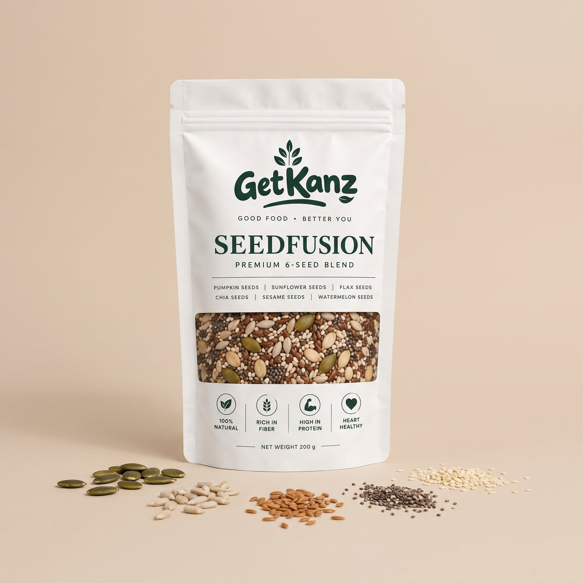 GetKanz SeedFusion – Premium 5-Seed Blend